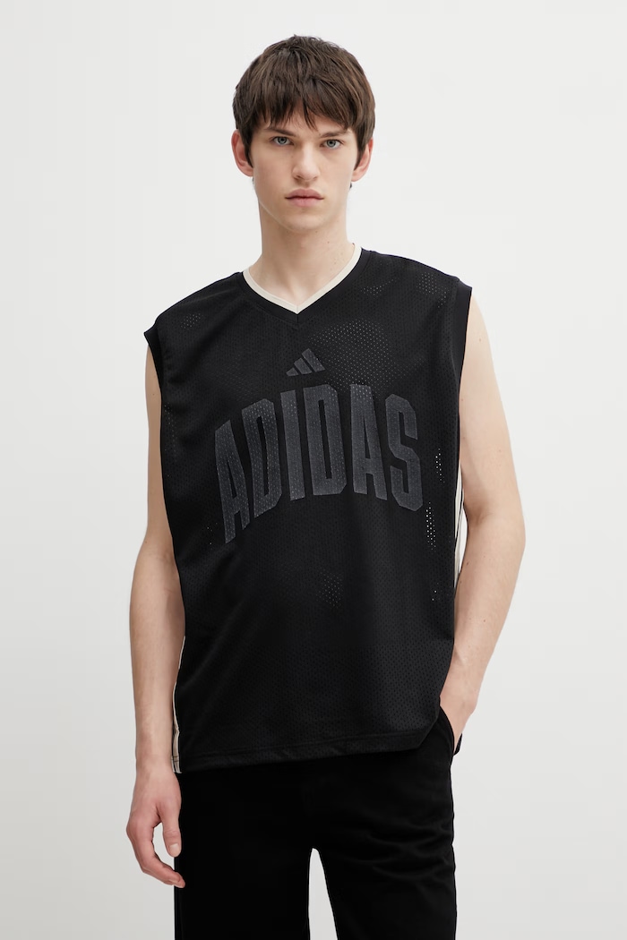 adidas tricou Stadium imprimeu negru JZ9441