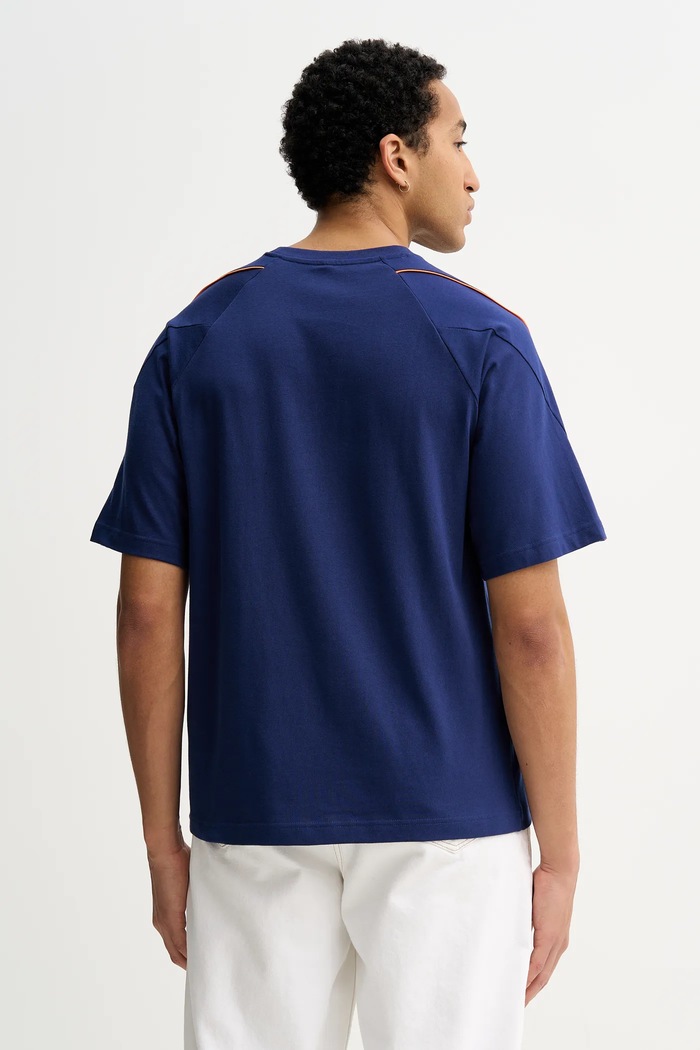 Oblečenie Bavlnené tričko adidas Stadium JZ9450 modrá