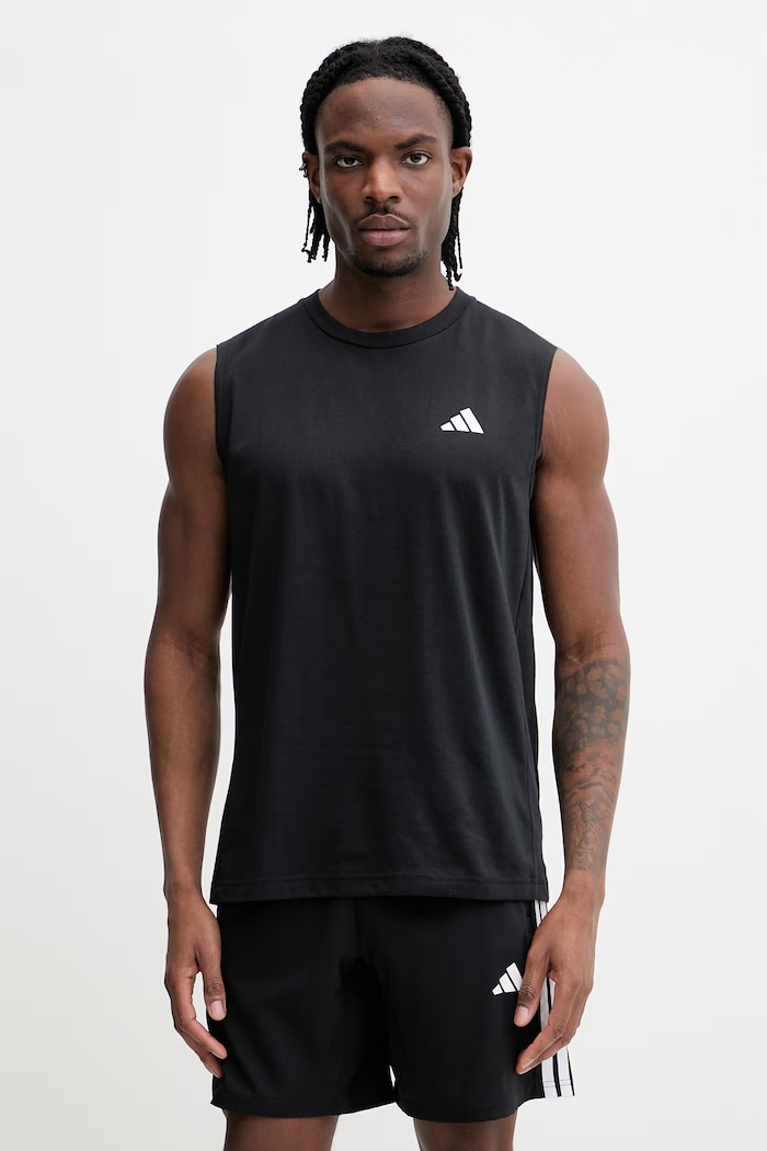 Μπλουζάκι προπόνησης adidas Performance στάμπα μαύρο KA3523