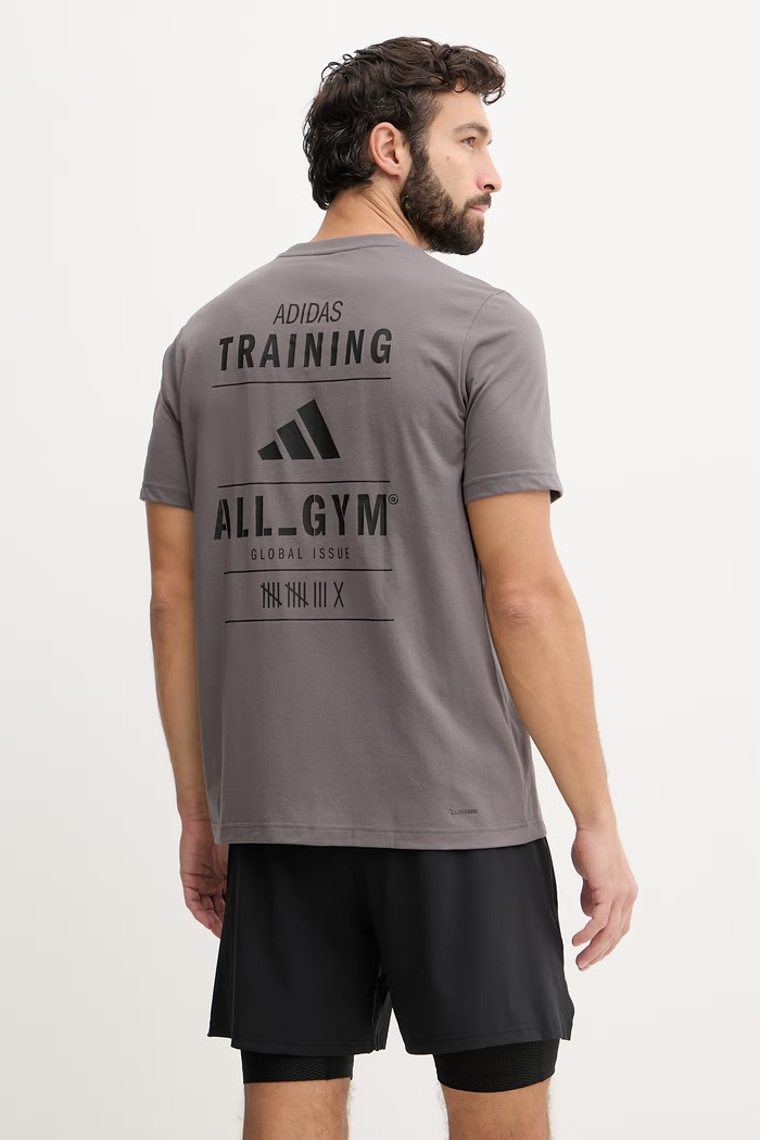 Дрехи Спортна тениска adidas Performance KB9455 кафяв
