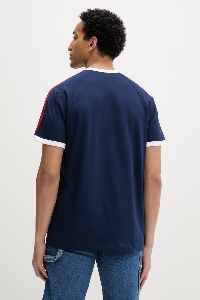 Îmbrăcăminte adidas Originals tricou pentru bărbați, din bumbac KC8636 bleumarin