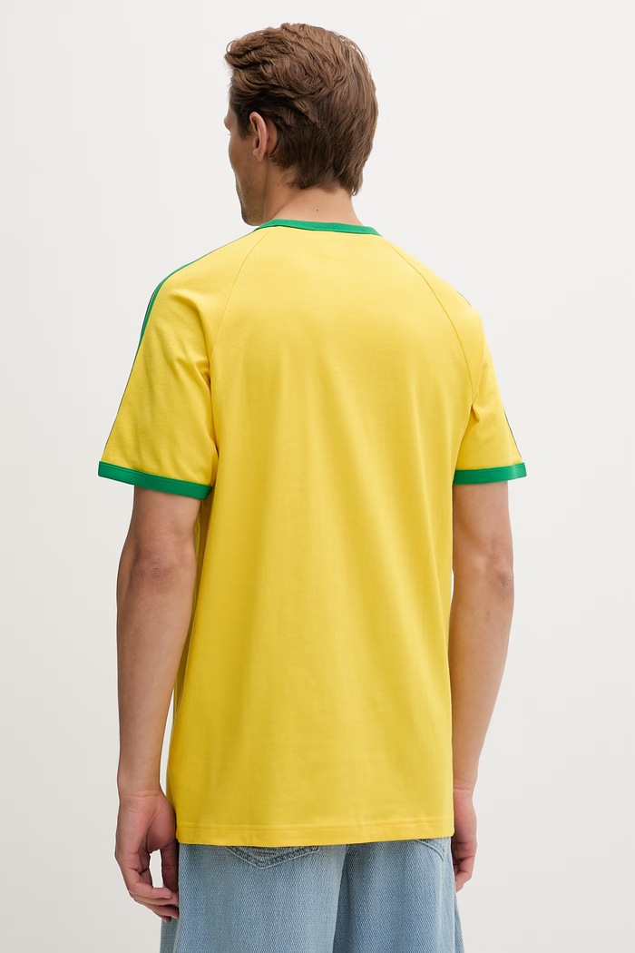 Oblečenie adidas Originals tričko pánske bavlnené KC8643 žltá