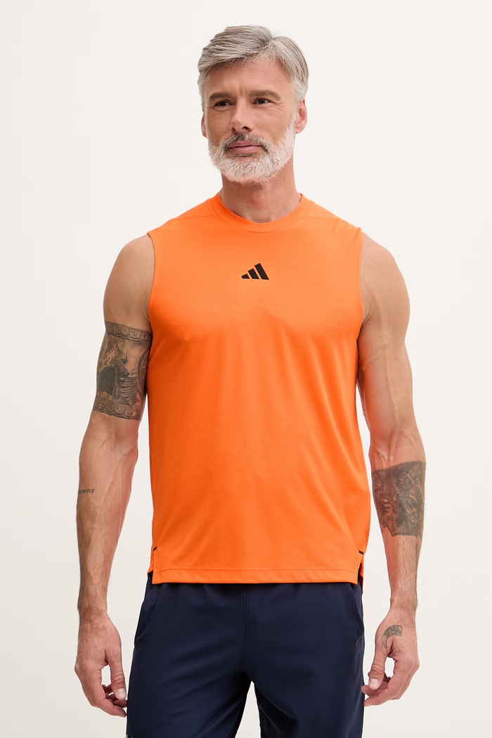 adidas Performance top de antrenament pentru bărbați portocaliu KD0374