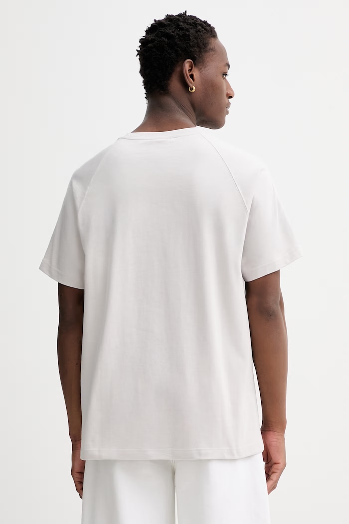 Oblečenie Bavlnené tričko adidas Originals KD3936 béžová