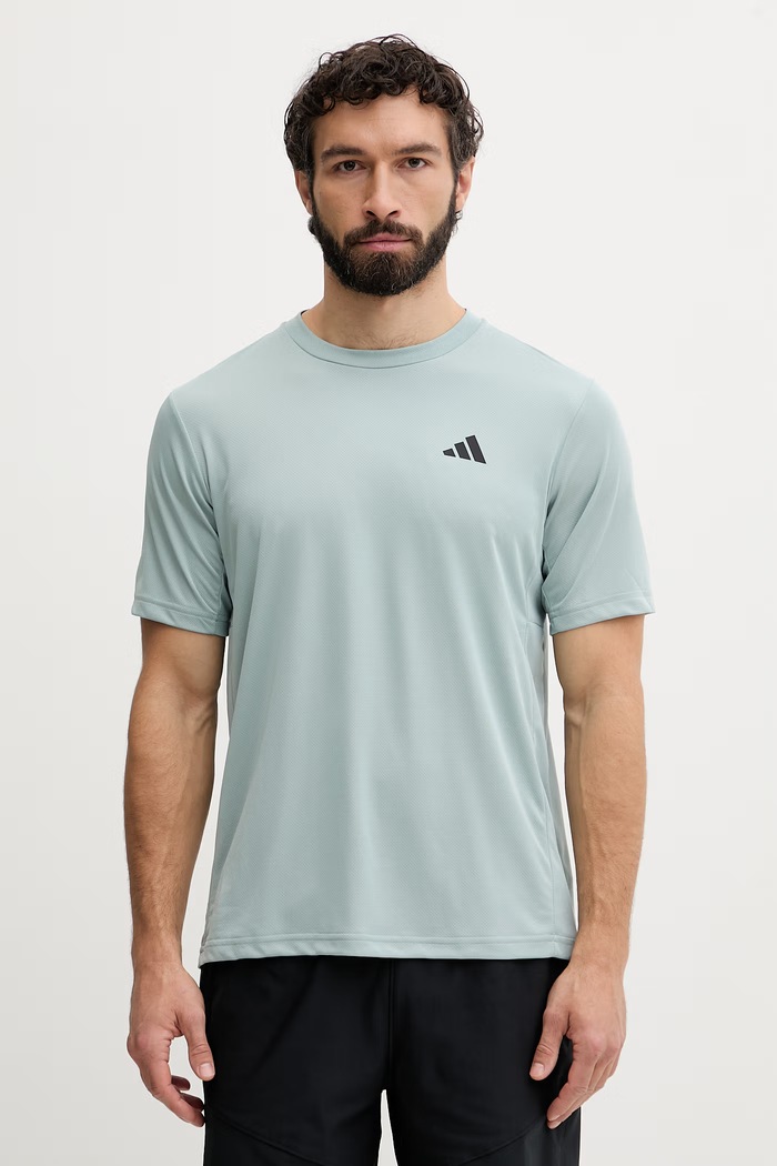 adidas Performance t-shirt γυμναστικής ανδρικό τιρκουάζ KD5462