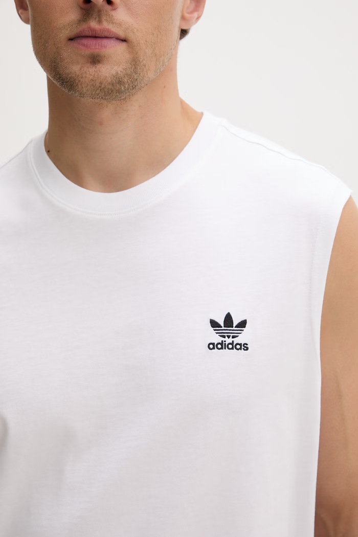 adidas Originals top pánsky bavlnený KE3396 biela