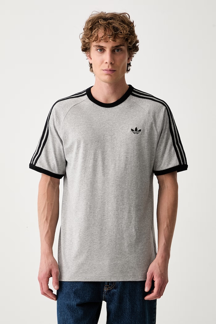 adidas Originals t-shirt γυναικείο βαμβακερό γκρί KE3532