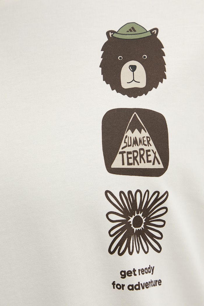 adidas TERREX t-shirt sportowy KE7078 beżowy
