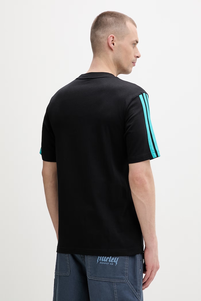 Oblečenie adidas tričko pánske bavlnené x Mercedes KE8161 čierna