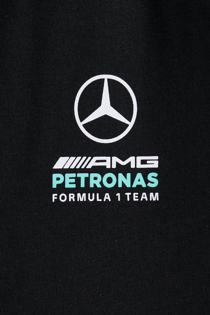 adidas tričko pánske bavlnené x Mercedes KE8161 čierna