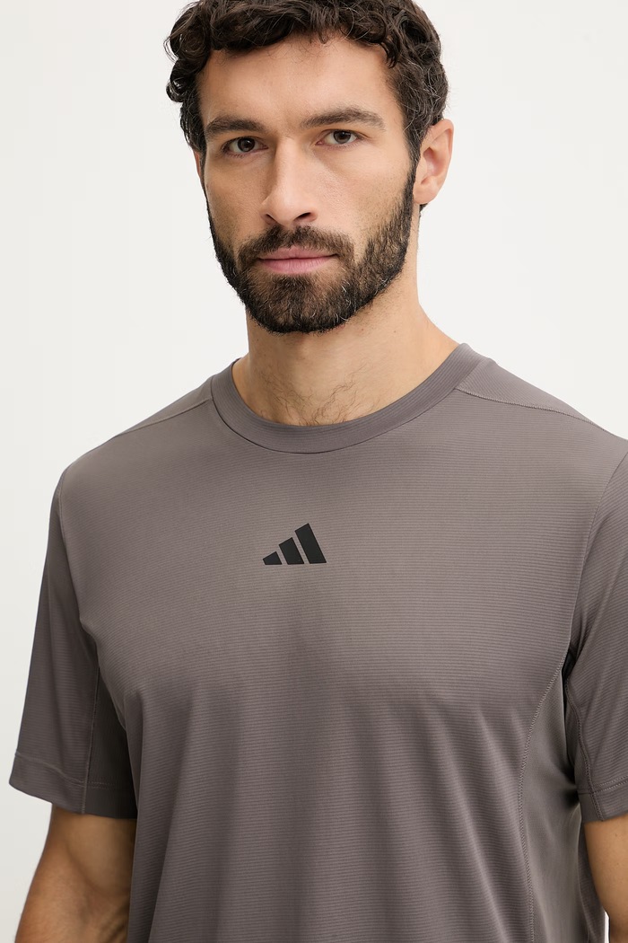 Tréningové tričko adidas Performance sivá KE9936