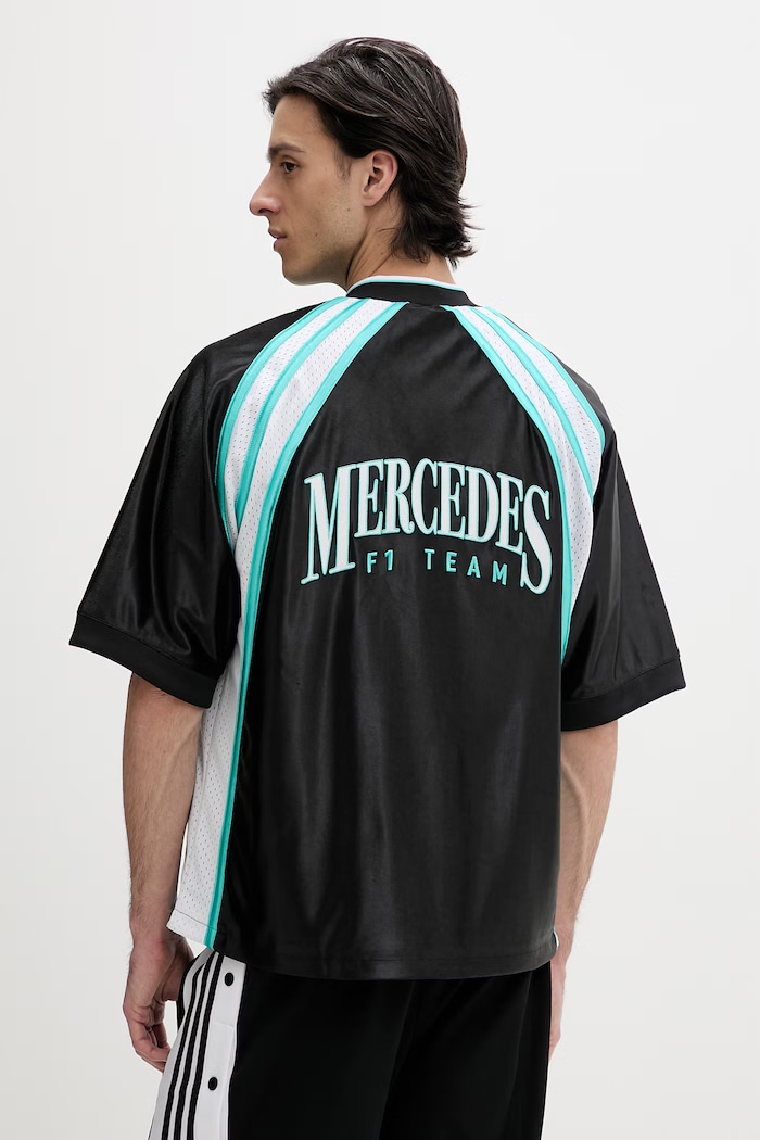 Kratka majica adidas x Mercedes Drugo črna KG4743