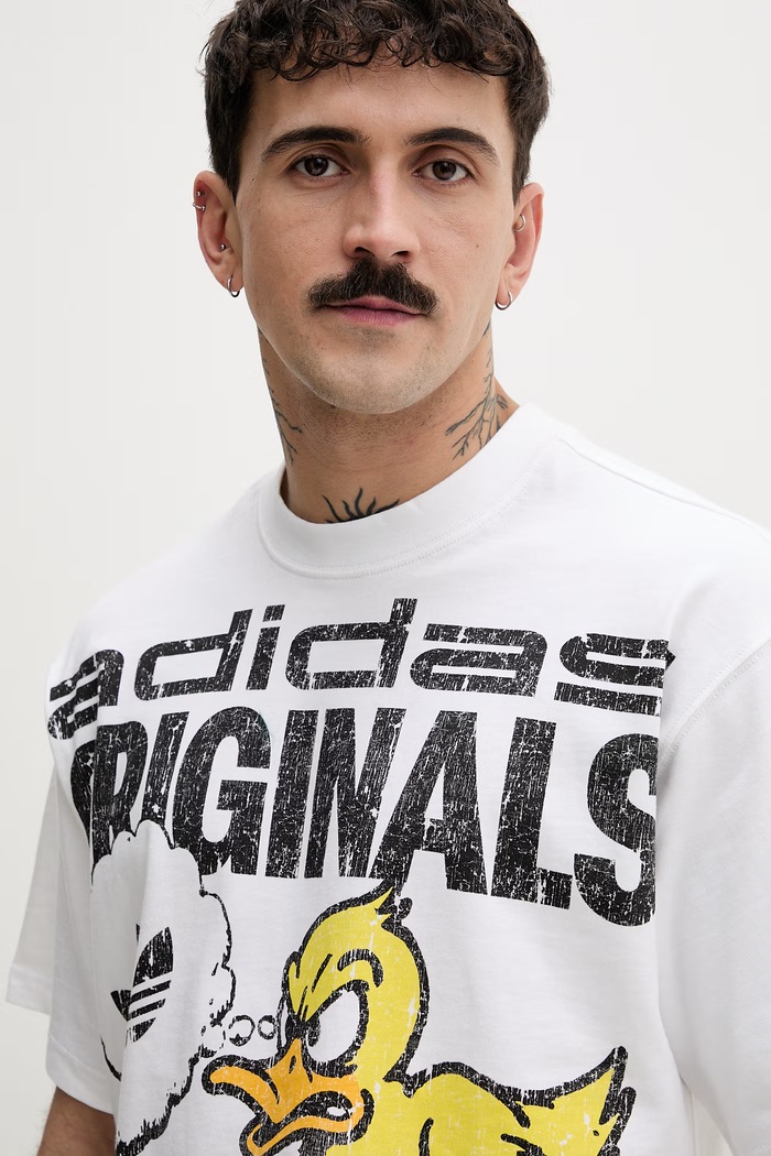 Bavlněné tričko adidas Originals bílá KG6439