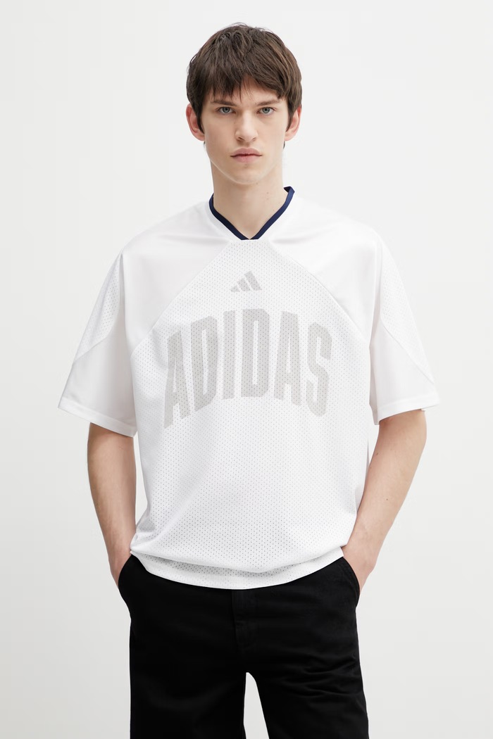 Tričko adidas relaxed biela KS5426.