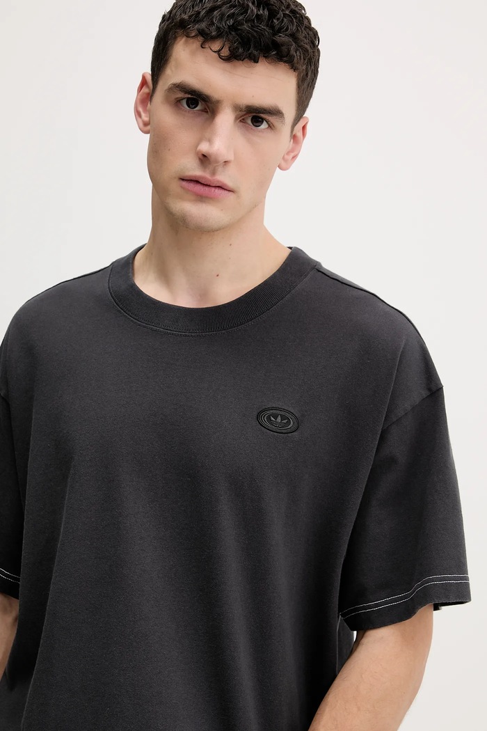 Bavlnené tričko adidas Originals sivá KS6858