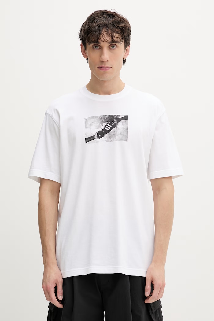 adidas Originals тениска мъжка памучна бял KS7615