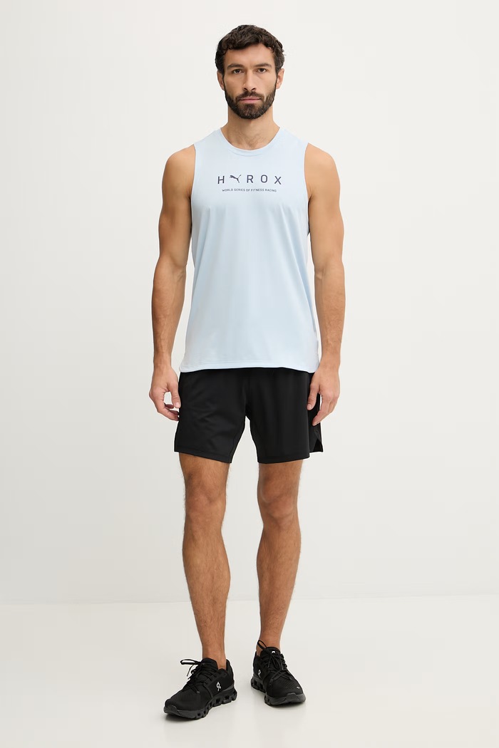 Tréningový top Puma Cloudspun HYROX 528690 modrá SS26
