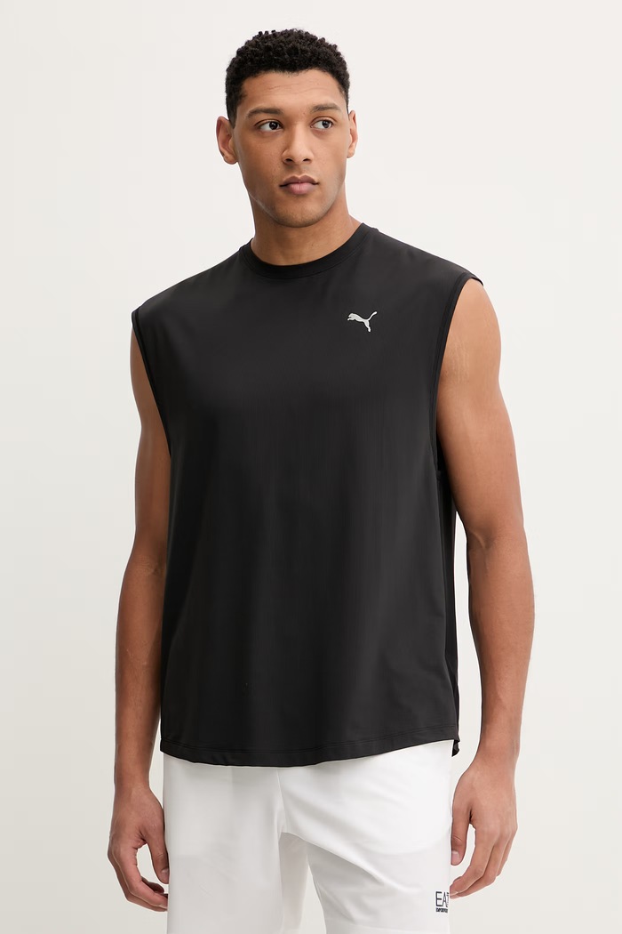 Tréningové tričko Puma un CoolCELL Sleeveless jednofarebný čierna 528420