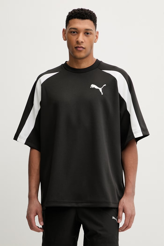 Kratka majica Puma Oversized Pique Drugo črna 634403