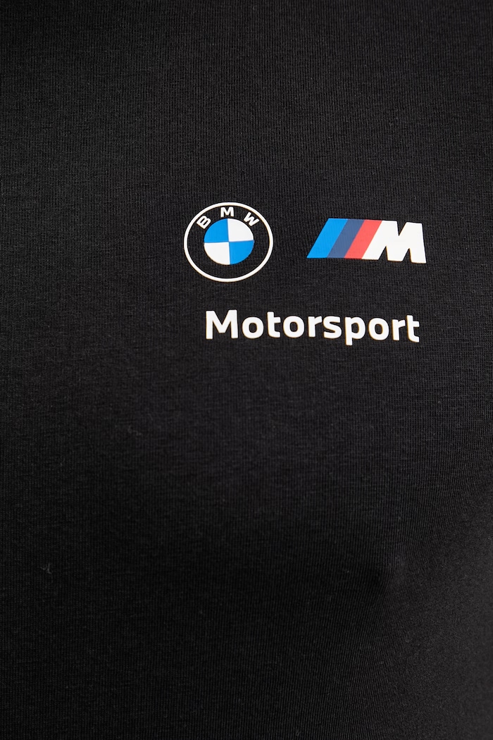 Памучна тениска Puma BMW Essential Logo 634897 черен