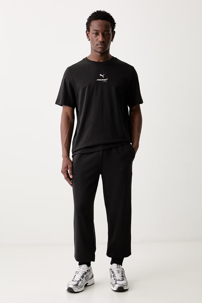 Puma T-shirt męski bawełniany McLaren 637448 czarny SS26