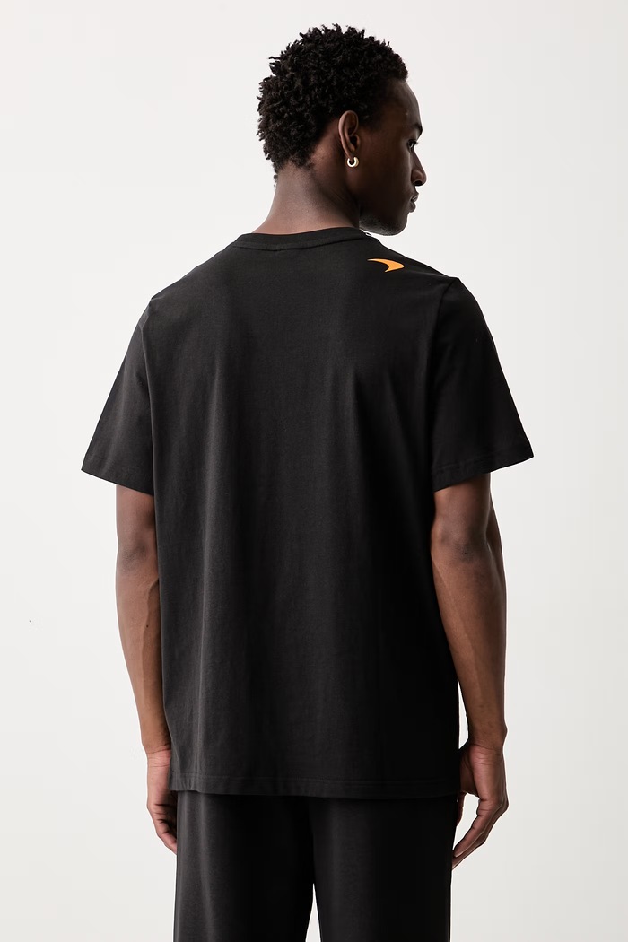 Odzież Puma T-shirt męski bawełniany McLaren 637448 czarny