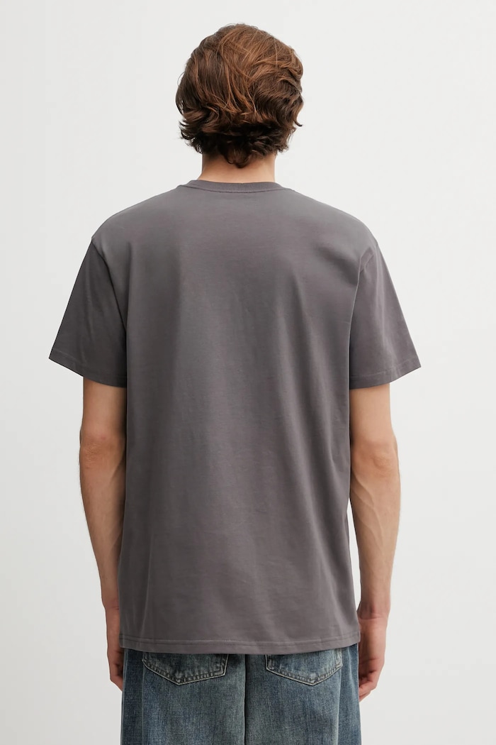 Oblečení Bavlněné tričko Carhartt WIP SS Chase T-Shirt I026391.3H5XX šedá