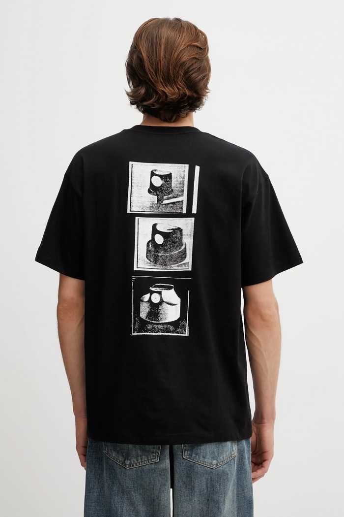 Carhartt WIP tricou din bumbac SS Caps T-Shirt print negru I036012.89XX