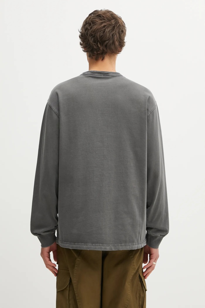 Oblečení Bavlněné tričko s dlouhým rukávem Carhartt WIP LS Torion Pocket T-Shirt I035958.89B7 šedá
