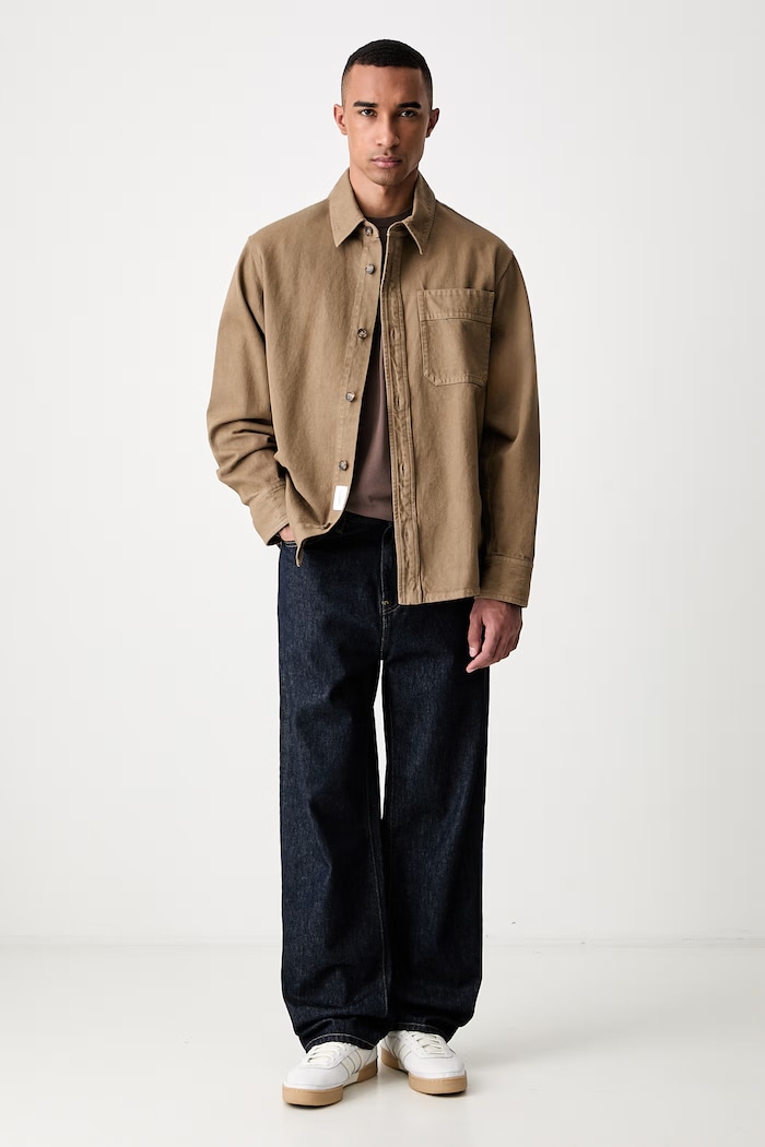 A.P.C. T-shirt bawełniany męski COHBS.M26465 beżowy SS26