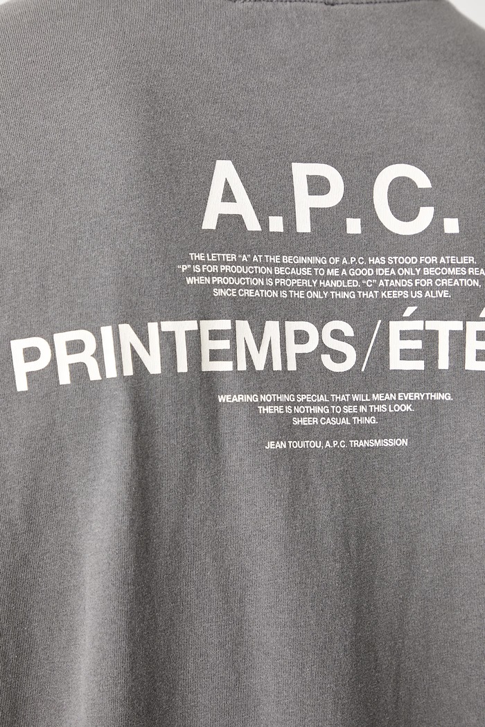 A.P.C. T-shirt bawełniany męski COHBS.M26465