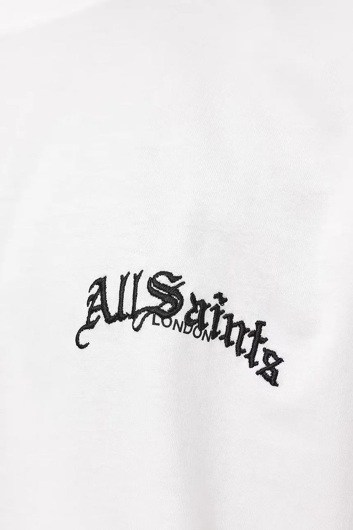 Хлопковая футболка AllSaints DESCENT M044PD