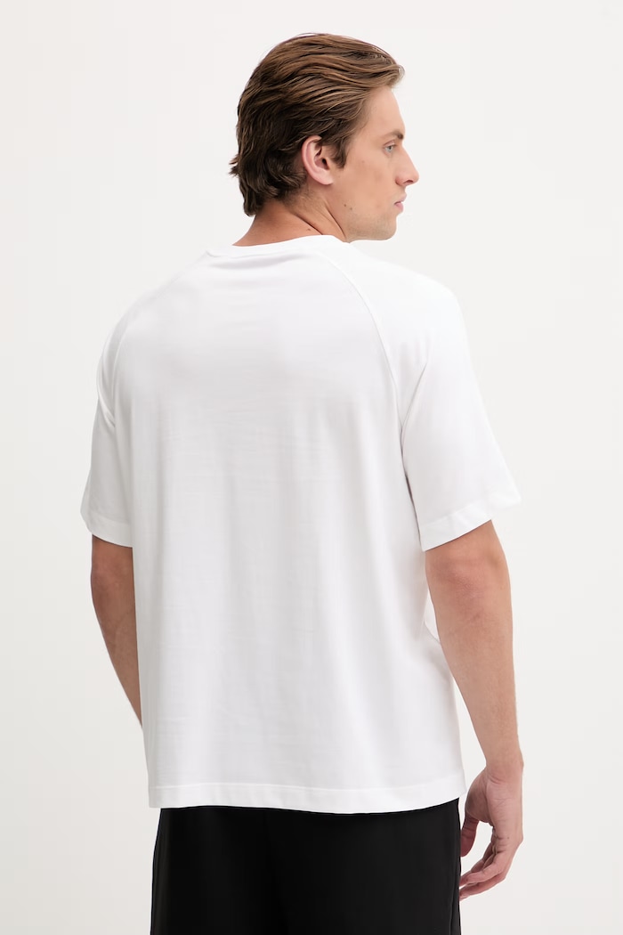 Oblečenie Calvin Klein Performance tričko pánske s bavlnou LVGMS6K100 béžová