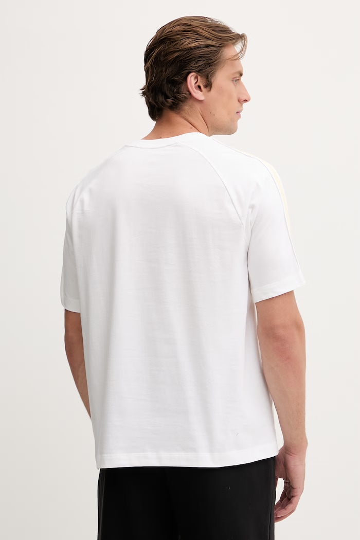 Odzież Calvin Klein Performance T-shirt męski z bawełną LVGMS6K103 beżowy