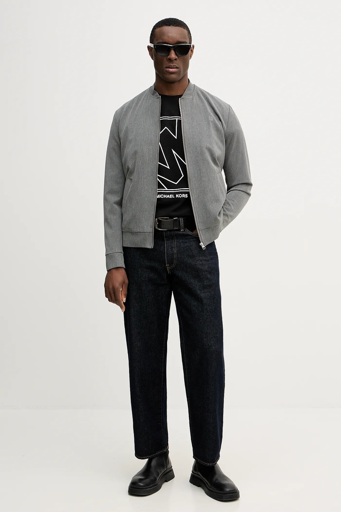 Michael Kors tricou din bumbac CR652SY1V2 negru SS26