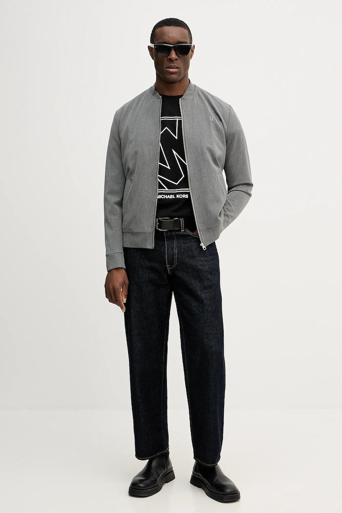 Michael Kors tricou din bumbac CR652SY1V2 negru SS26