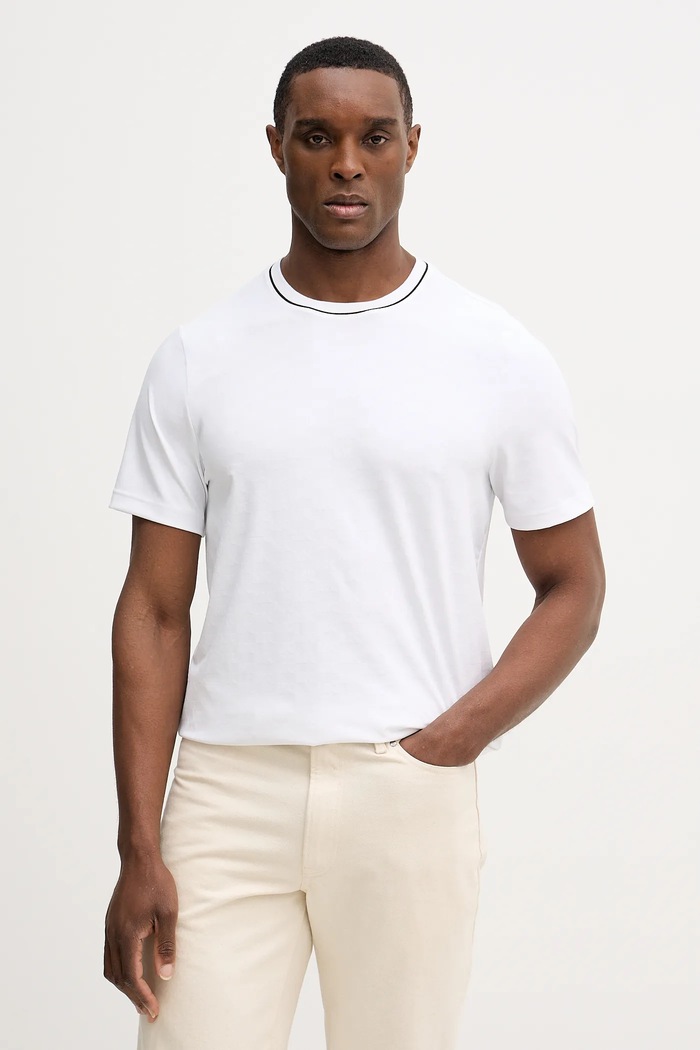 Michael Kors t-shirt wzorzyste biały CR652TGK3W