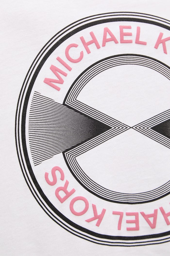 Michael Kors majica za muškarce od pamuka CR652VEFV4 bijela