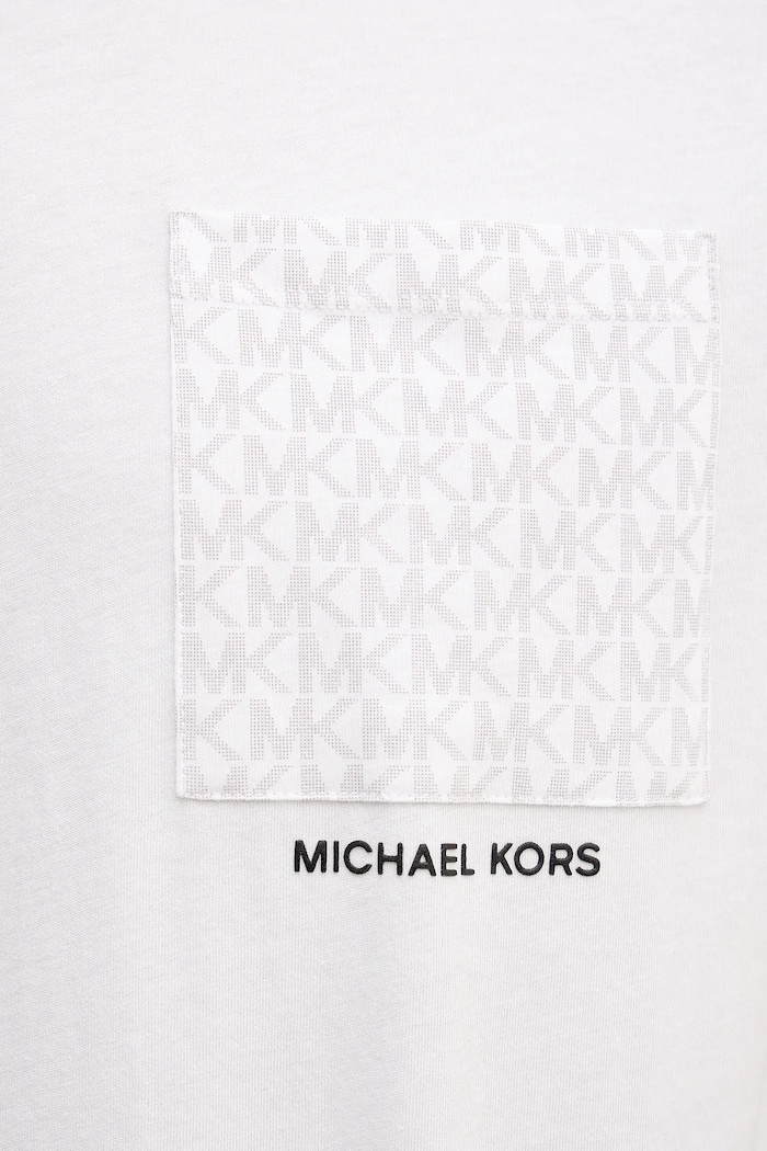 Michael Kors t-shirt bawełniany CR652T1FV4 biały