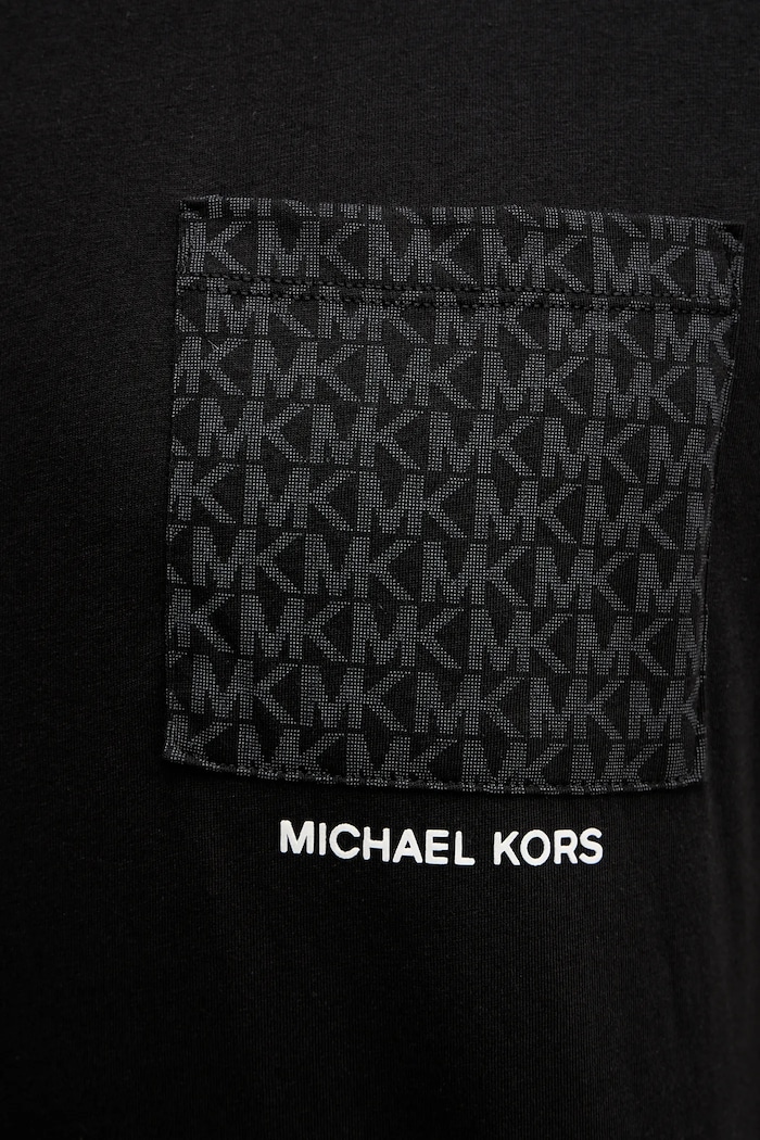 Michael Kors t-shirt bawełniany CR652T1FV4 czarny