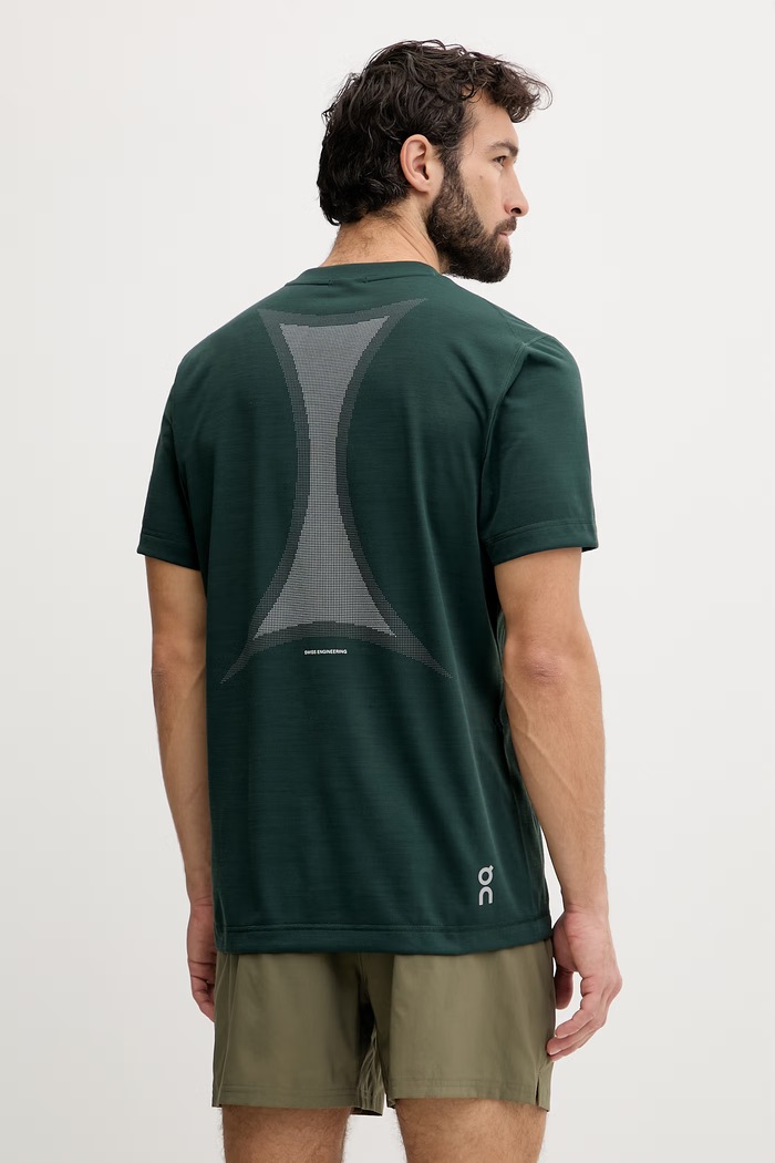 Îmbrăcăminte On tricou de antrenament pentru bărbați 1MG10284407 verde
