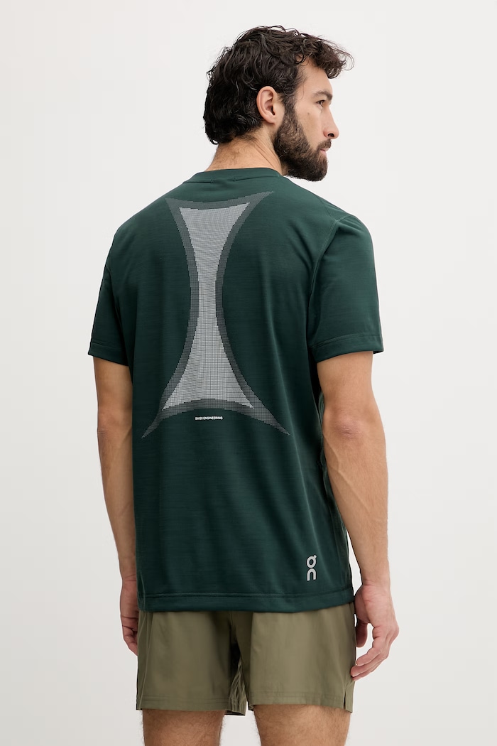 Îmbrăcăminte On tricou de antrenament pentru bărbați 1MG10284407 verde