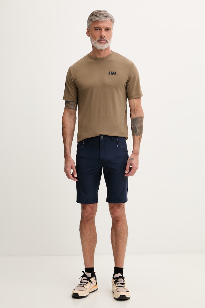 Helly Hansen moška kratka majica SKOG RECYCLED GRAPHIC 63082.746 zelena SS26