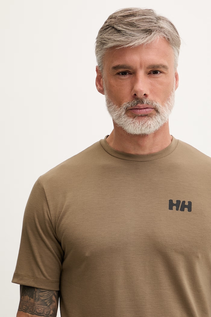 Helly Hansen moška kratka majica SKOG RECYCLED GRAPHIC zelena 63082.746