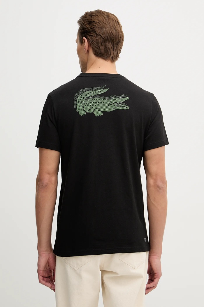Ruházat Lacoste férfi T-shirt TH0003 fekete