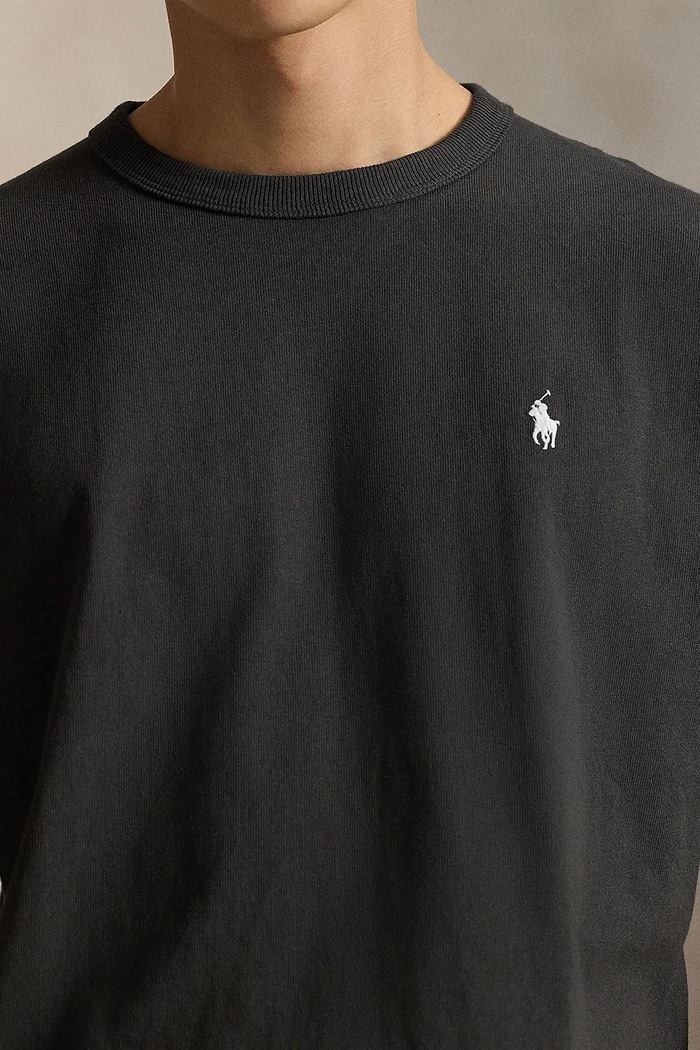 Polo Ralph Lauren t-shirt bawełniany 10/1 JERSEY szary 710964716005
