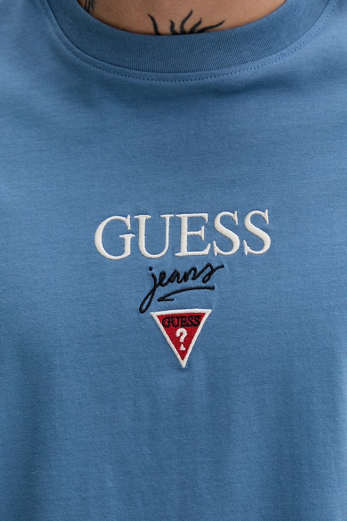 Guess Jeans oversize férfi pamut M6RI45.K8HM0 kék