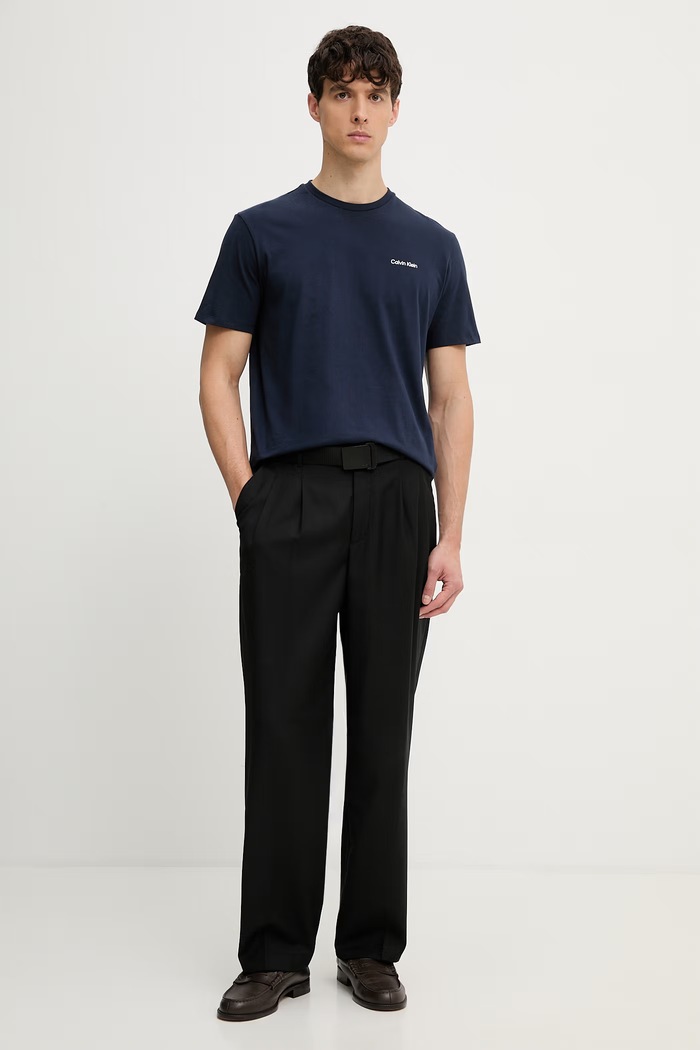 Calvin Klein tricou pentru bărbați, din bumbac LV04LC255G bleumarin SS26