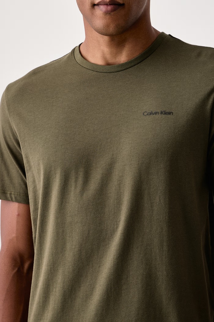 T-shirt męski bawełniany Calvin Klein LV04LC255G zielony