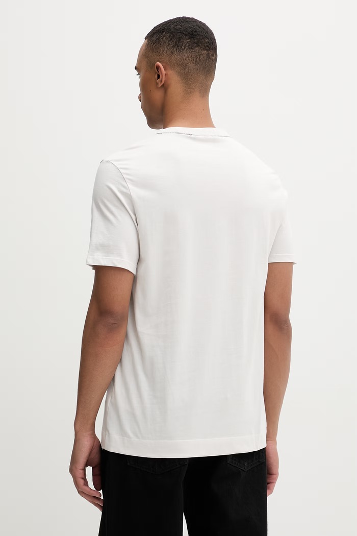 Oblečenie Calvin Klein tričko pánske bavlnené LV04LF223G béžová